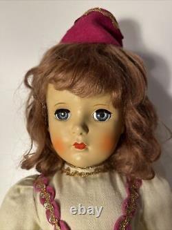 Vintage MADAME ALEXANDER 17 BABS All Original Skater Doll Beautiful Coloring