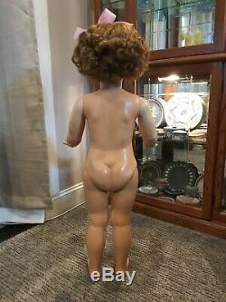 Vintage MADAME ALEXANDER 36 Cinnamon Hair Curly Top JOANIE Playpal Type Doll