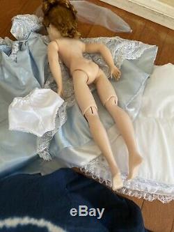 Vintage MADAME ALEXANDER CISSY 20 Doll Tagged Blue Lace Gown
