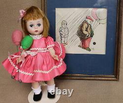 Vintage MADAME ALEXANDER-kins 1961 MAGGIE MIXUP Doll tagged Dress withBalloons