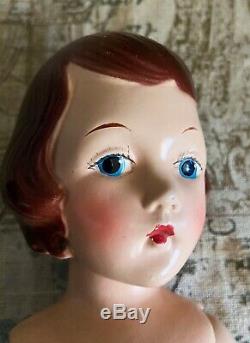Vintage MIB Mint In Box Madame Alexander Composition Wendy Ann Doll Painted Eyes