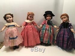 Vintage Madame Alexander 14 Little Women set 4 dolls all original 1948/50