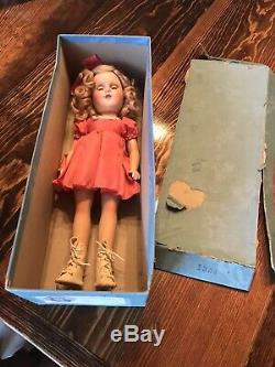 Vintage Madame Alexander 14 Sonja Henie composition doll, original outfit & Box