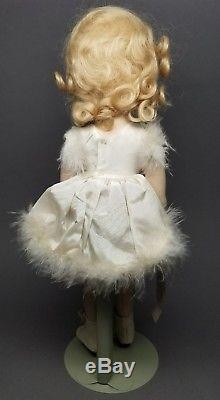 Vintage Madame Alexander 14in Sonja Henie Doll Skater Composition Original Dress