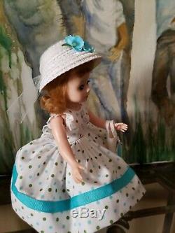 Vintage Madame Alexander 1950's Cissette Doll Dressed in Adorable Print Dress