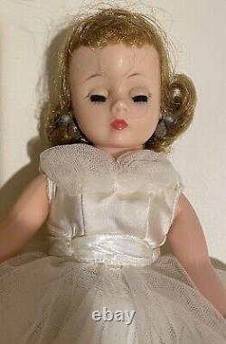 Vintage Madame Alexander 1959 Blonde Cissette Bride Doll 10 Near Mint No Shoes