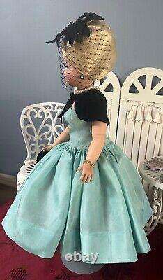 Vintage Madame Alexander 20 InchCissy Doll, Redressed, Beautiful