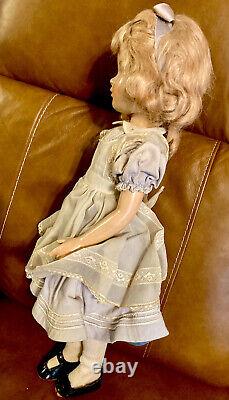 Vintage Madame Alexander 21 Alice In Wonderland Composition Doll Tagged Outfit