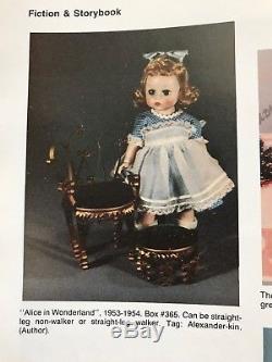 Vintage Madame Alexander ALICE IN WONDERLAND 1953-1954 #365 SLW HP