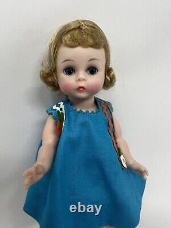 Vintage Madame Alexander Alexander-Kins Doll Tagged Blue Dress Hangtag 8 Doll