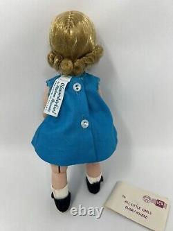 Vintage Madame Alexander Alexander-Kins Doll Tagged Blue Dress Hangtag 8 Doll