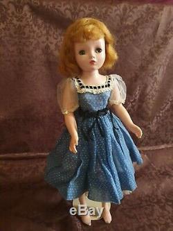 Vintage Madame Alexander Blonde 1950's Cissy Doll with additional Dress