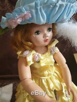 Vintage Madame Alexander Blonde 1950's Cissy Doll with additional Dress