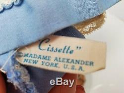 Vintage Madame Alexander CISSETTE #810 Blue Garden Tea Ensemble Beautiful c1960