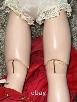 Vintage Madame Alexander CISSY Brunette Fashion Doll In Tagged Dress Heels