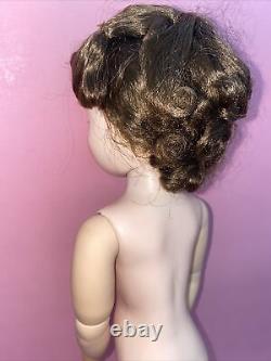 Vintage Madame Alexander CISSY Gorgeous Brunette Ready to Dress! Rare Wig