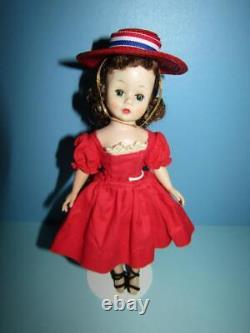 Vintage Madame Alexander Cissette Doll In Tagged Outfit 1950's Triple Stich Wig