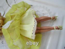Vintage Madame Alexander Cissette in Yellow Dotted Swiss Beautiful
