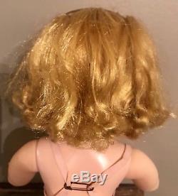 Vintage Madame Alexander Cissy Doll 20 1950s Tagged Navy Dress WithClock Lovely
