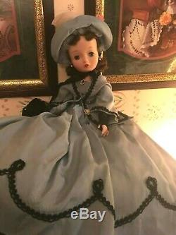Vintage Madame Alexander Cissy Doll 20 1961 Taffeta Scarlett Portrait Brunette