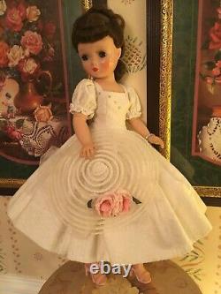 Vintage Madame Alexander Cissy Doll 20 Brunette 1950s Redressed