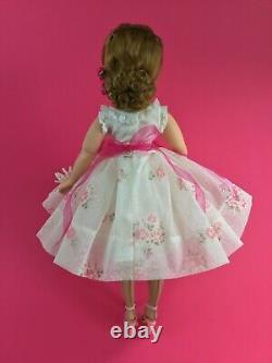 Vintage Madame Alexander Cissy Doll A Vision in Flocked Dotted Organdy Creation