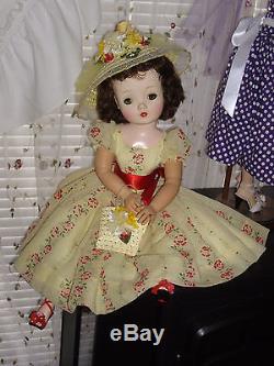 Vintage Madame Alexander Cissy Doll, GORGEOUS Brunette! Custom OOAK outfit! WOW