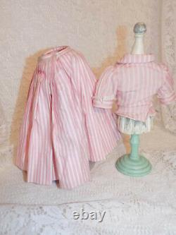 Vintage Madame Alexander Cissy Doll Outfit Pink Ticking 1956