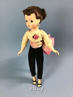 Vintage Madame Alexander Cissy Doll with Rare Brunette Ponytail Evening Soirée