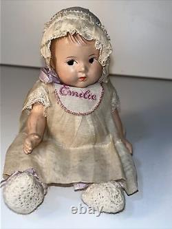Vintage Madame Alexander Dionne Quints Quintuplets 7.5 Baby Doll EMILIE