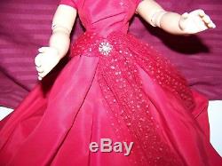 Vintage Madame Alexander Doll-20 Cissy In Red Dress