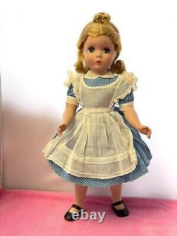 Vintage Madame Alexander Doll Alice In Wonderland 17 Tall