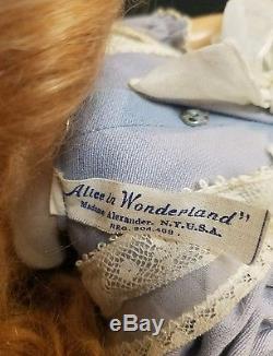 Vintage Madame Alexander Doll Composition ALICE IN WONDERLAND 1946-48. 18