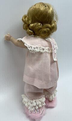 Vintage Madame Alexander Doll SLW 1963 Pink Pajamas #0405 Tagged Wendy-Kin 8 IN