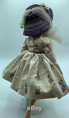 Vintage Madame Alexander ELISE in RARE LAVENDAR Floral Dress
