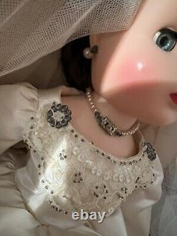 Vintage Madame Alexander Elise Doll 16 in Wedding Dress Bride