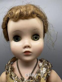 Vintage Madame Alexander Elise Doll Tagged Tutu 15 IN Doll Hard Plastic 1950's