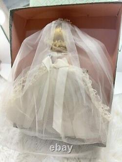 Vintage Madame Alexander High Color Cissette Doll In Box 755 Rare Bride Wedding