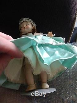 Vintage Madame Alexander Kins Cinderella Aqua Dress Bride Doll SLW 8