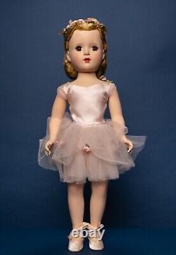 Vintage Madame Alexander Nina Ballerina Doll 17 Hard Plastic All Original