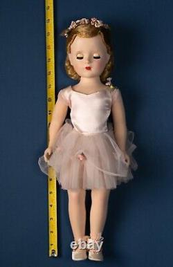 Vintage Madame Alexander Nina Ballerina Doll 17 Hard Plastic All Original