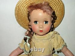Vintage Madame Alexander Polly Pigtails Doll VERY PRETTY! (A)