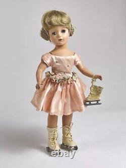 Vintage Madame Alexander Roller Skating Doll In Very Good Condition Aged Dress