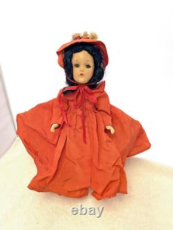 Vintage Madame Alexander Scarlett o Hara Doll Composition 14 Tall