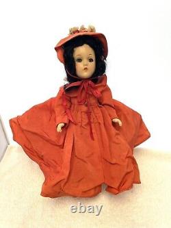 Vintage Madame Alexander Scarlett o Hara Doll Composition 14 Tall