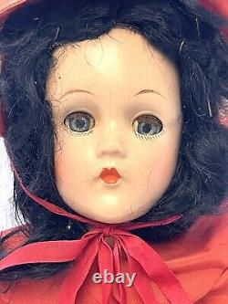 Vintage Madame Alexander Scarlett o Hara Doll Composition 14 Tall