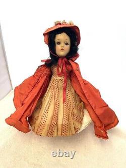 Vintage Madame Alexander Scarlett o Hara Doll Composition 14 Tall