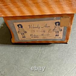 Vintage Madame Alexander Wendy Ann Mint