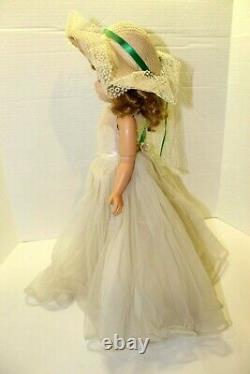 Vintage Madame Alexander Winnie Walker Bride Doll Tagged Red Hair Sleepy Eye