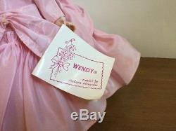 Vintage Madame Alexander-kins Doll RARE 1956 BKW Pink Southern Belle WRIST TAG